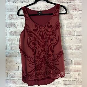 Wassiuo medium cranberry/maroon tank